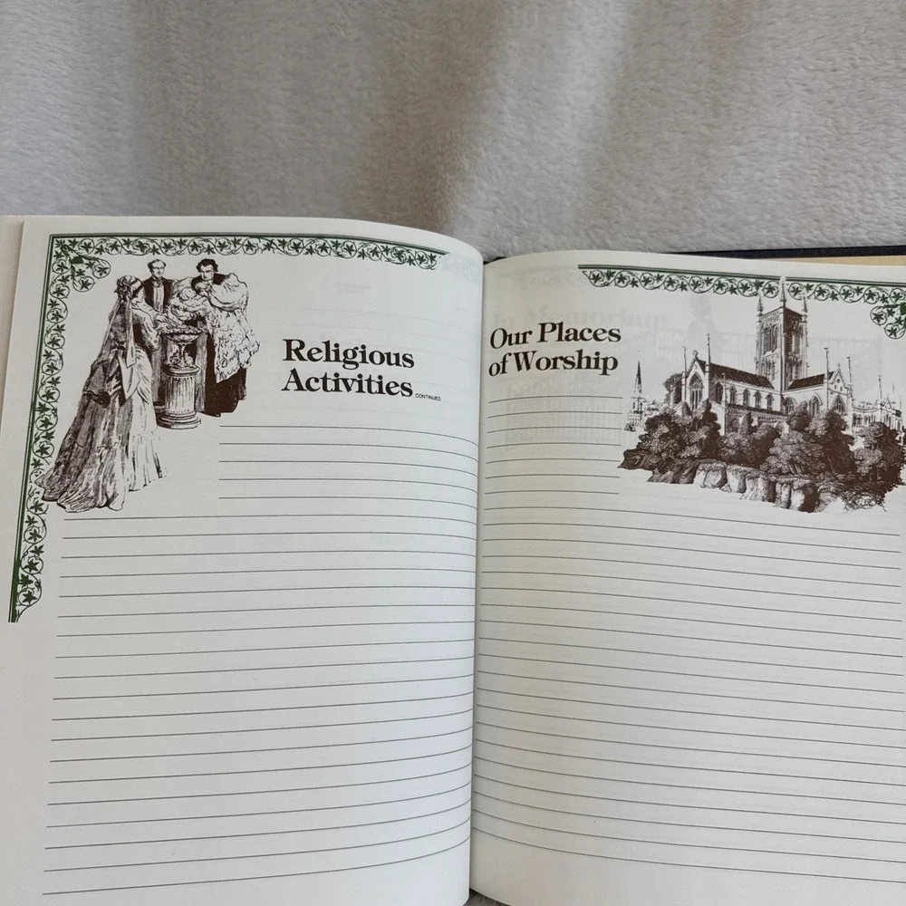 Our Family Tree A History of‎ Our Family Hardcover Genealogy Record Book 1977